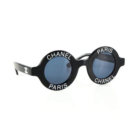 chanel round sunglasses vintage